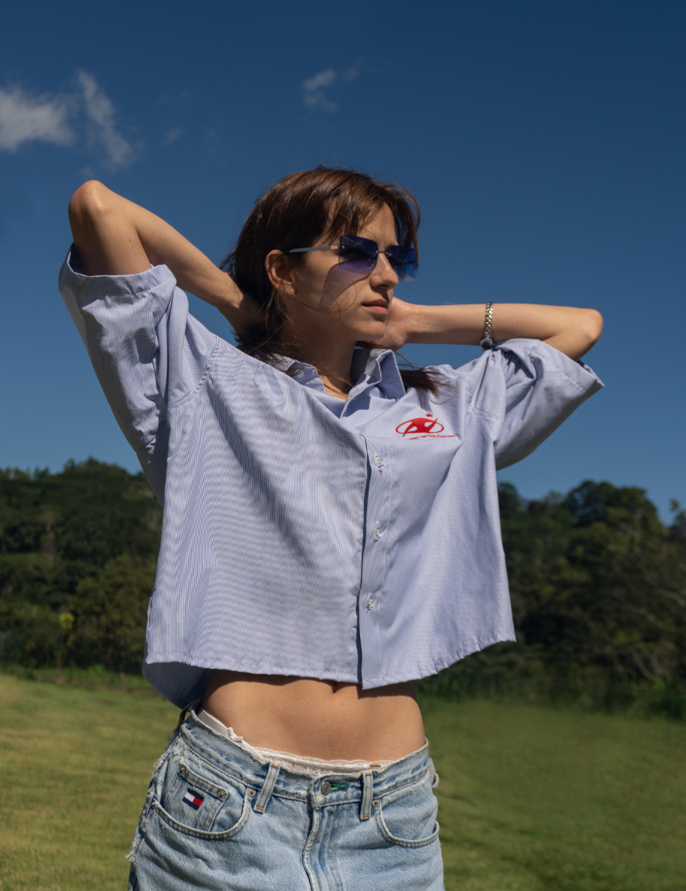 RED CLOUD BOXY SHIRT